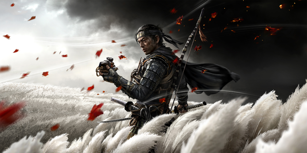 ghost of tsushima keyart no logo.png