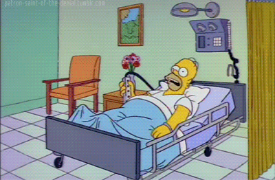 homer bed .gif